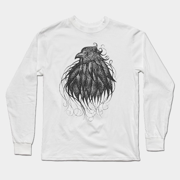 Bird Sketch Long Sleeve T-Shirt by GeeTee